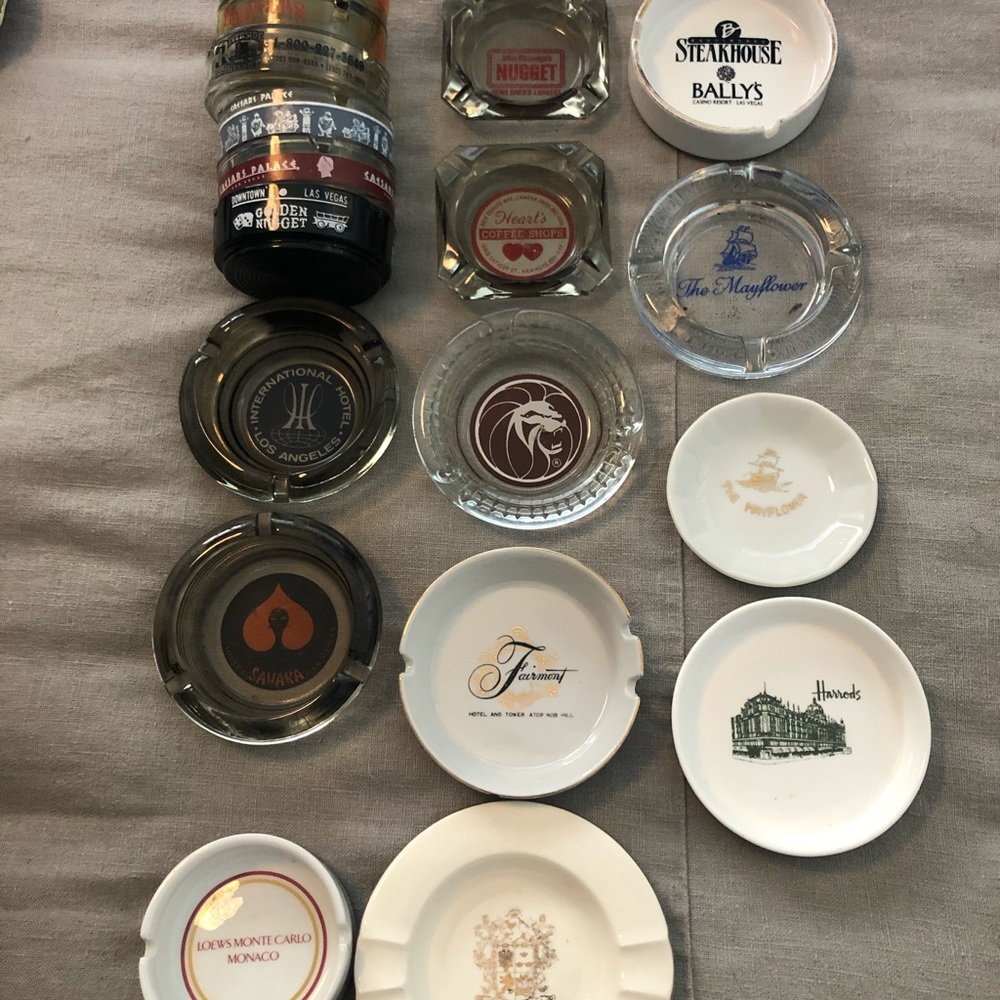 Las Vegas ashtrays and others